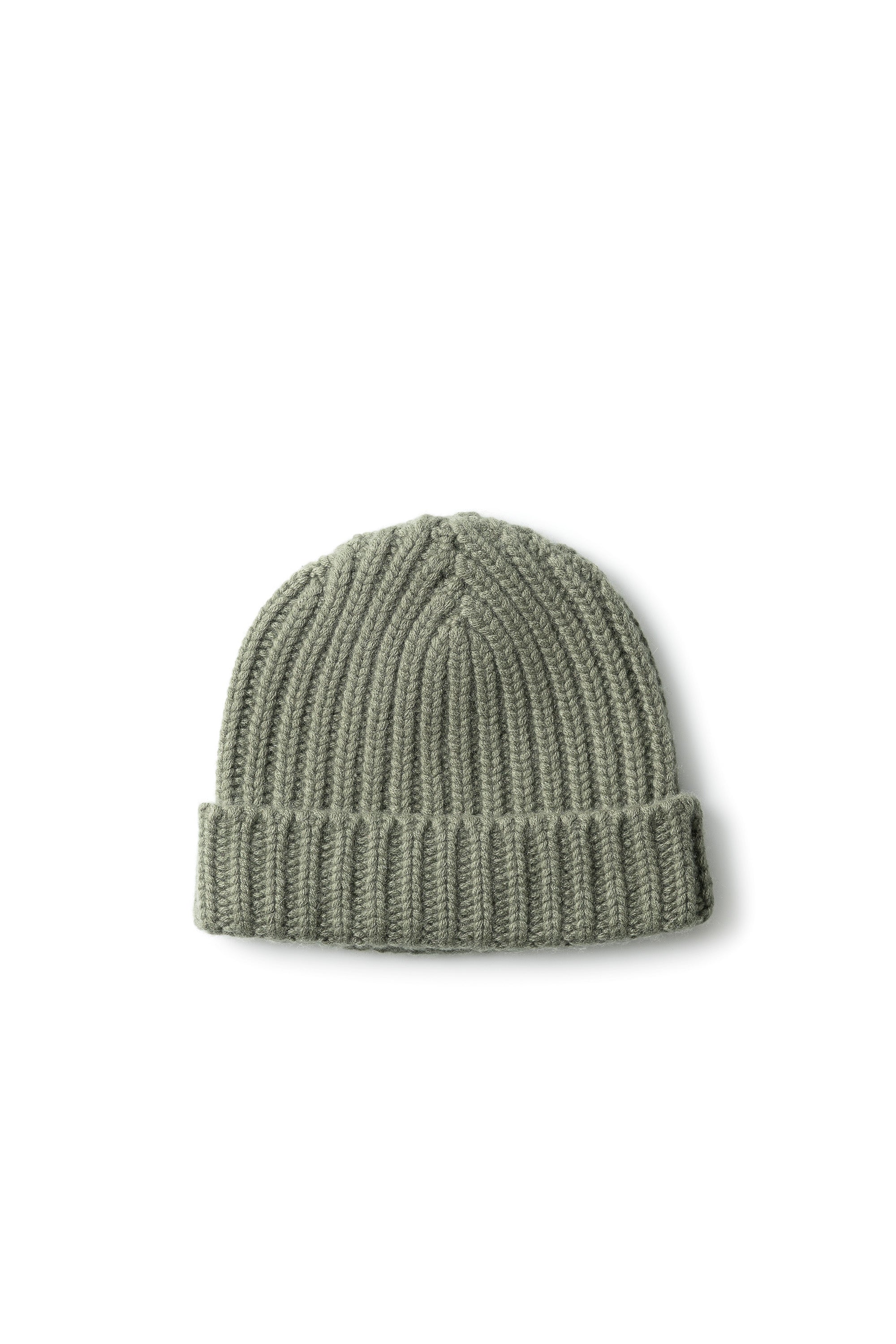 Alex Mütze in Deep Lichen – chunky Kaschmir Beanie von WARM ME