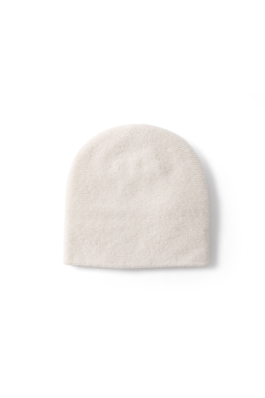 Oslo Hat in White Alyssum – cashmere beanie by WARM ME