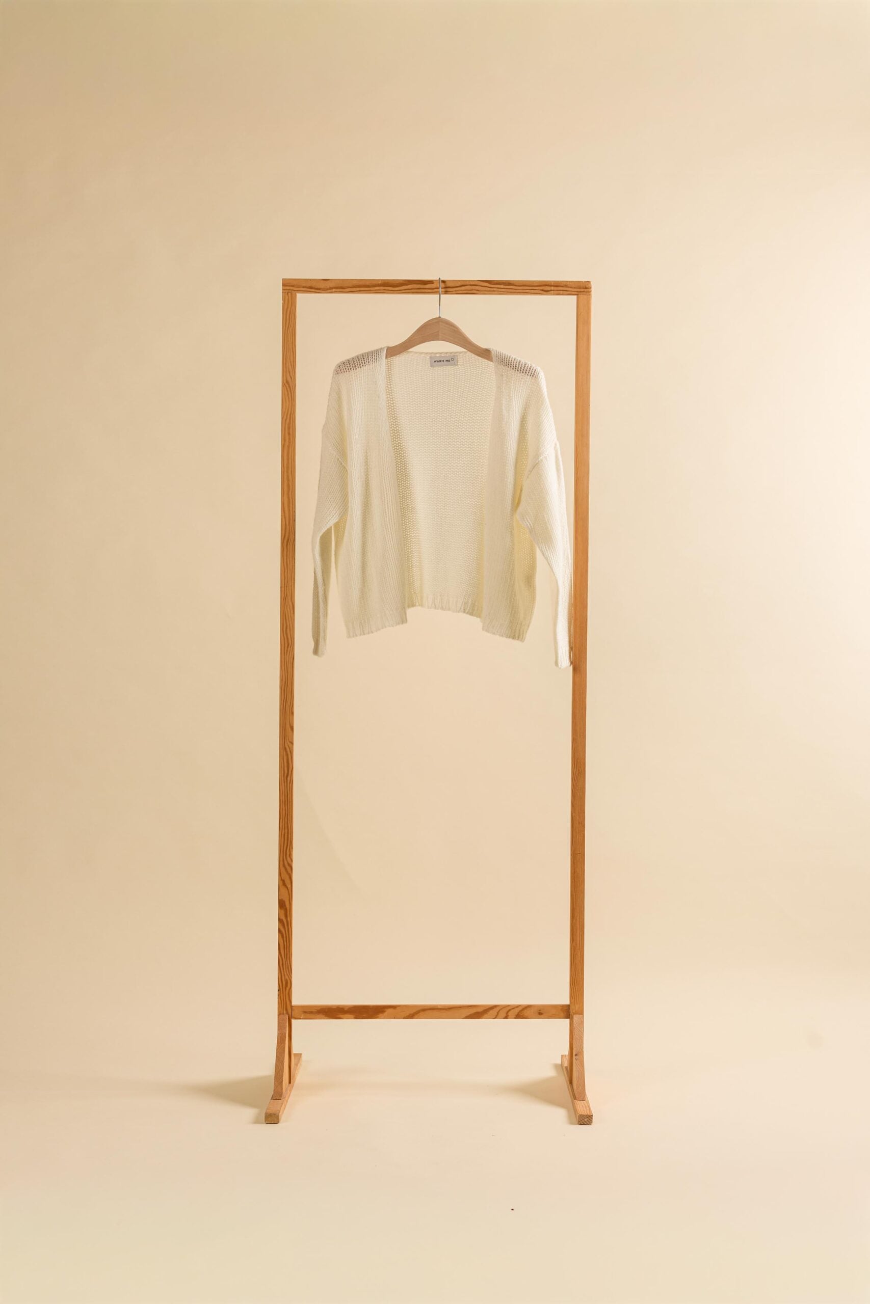 Vina Cardigan in Blanc – Kaschmir Strickjacke von WARM ME