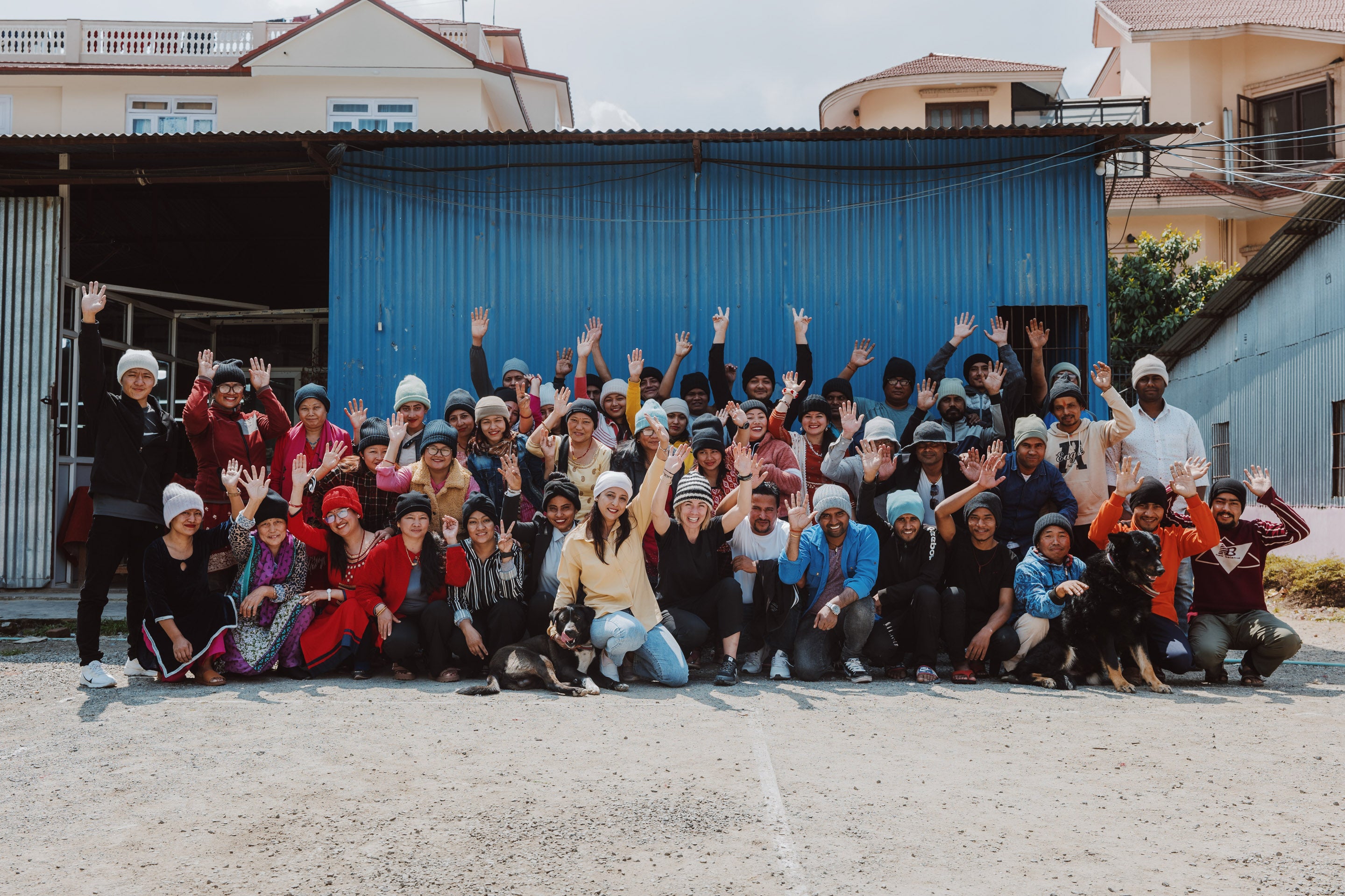 WARM ME Produktion in Nepal – Handarbeit bei Shangrila Knit Kathmandu