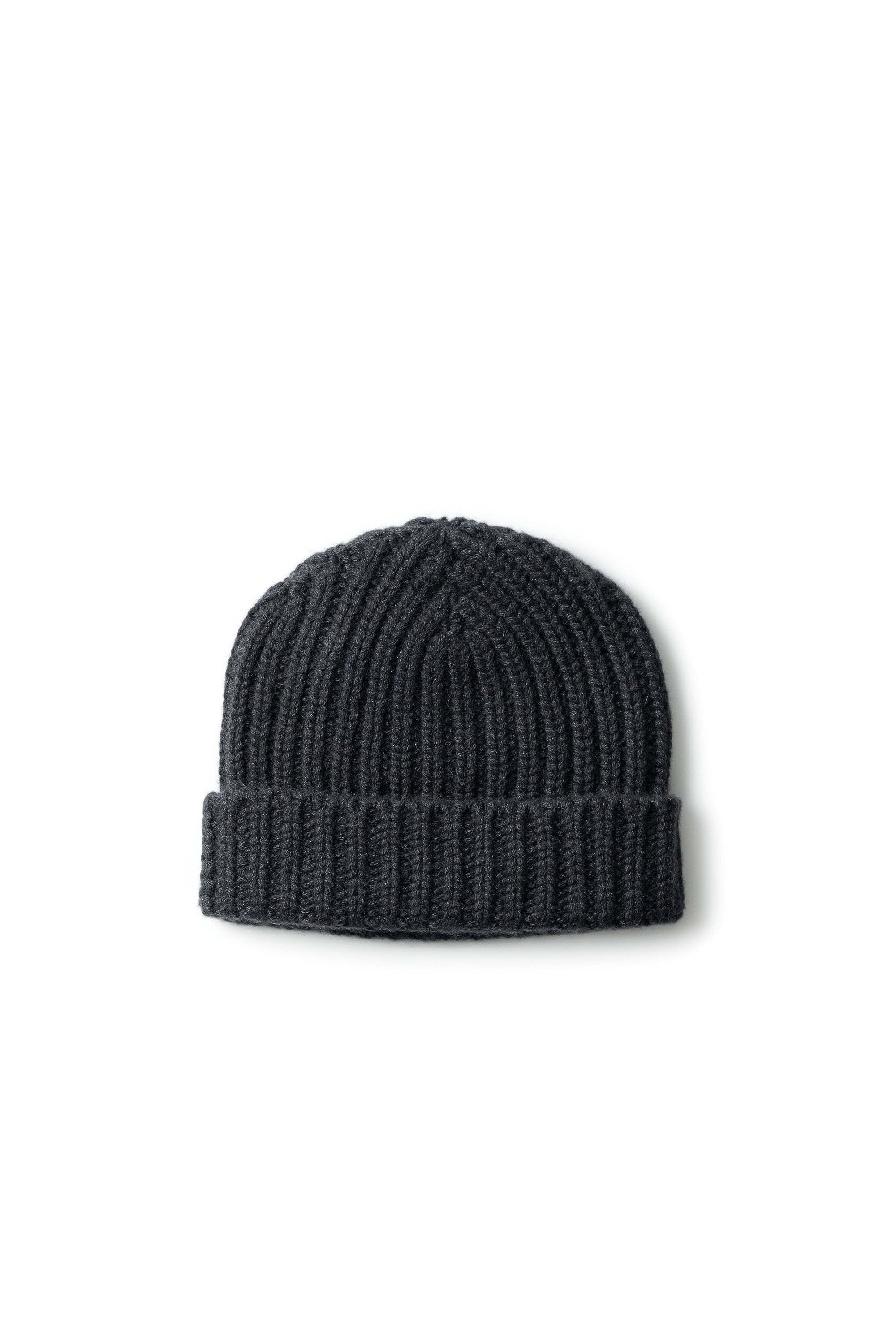 Alex Mütze in Grey Flanell – chunky Kaschmir Beanie von WARM ME