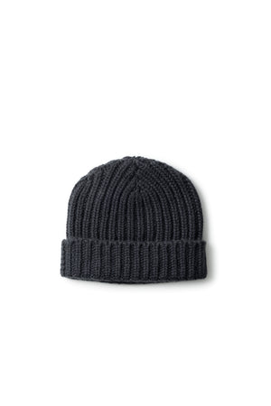 Alex Mütze in Grey Flanell – chunky Kaschmir Beanie von WARM ME