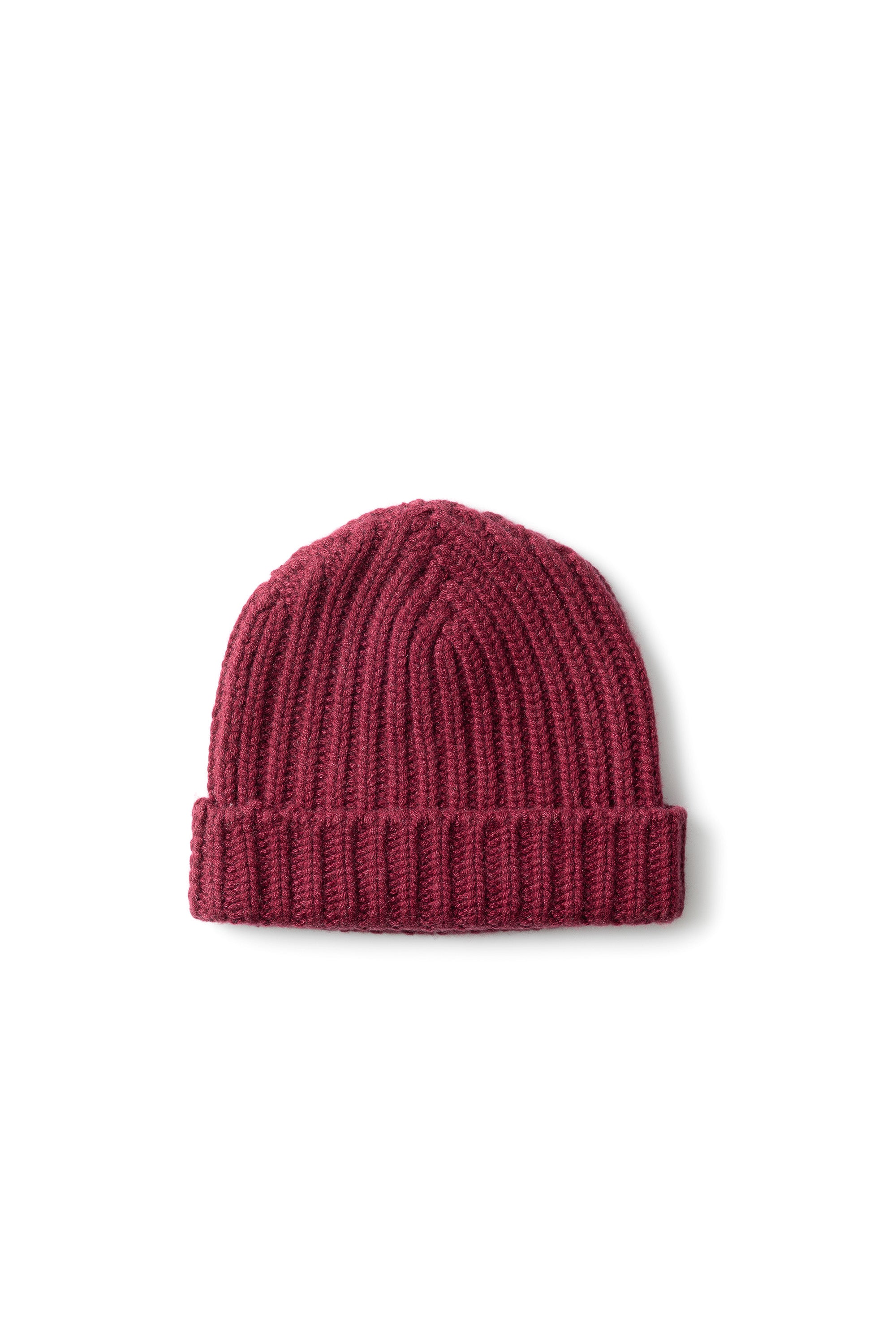Alex Mütze in Burgundy – chunky Kaschmir Beanie von WARM ME