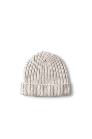 Alex Mütze in Moonbeam – chunky Kaschmir Beanie von WARM ME