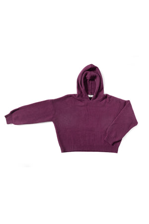 Camille Hoodie coloris Fig – hoodie en cachemire de WARM ME