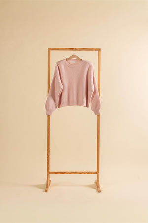 Camille Pullover in Blush Pink – Kaschmir Pullover von WARM ME