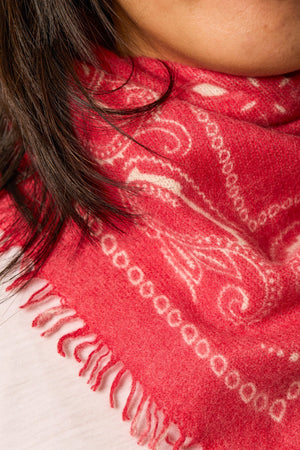 Felix Bandana Kaschmirtuch Strickdetail – WARM ME Kaschmir