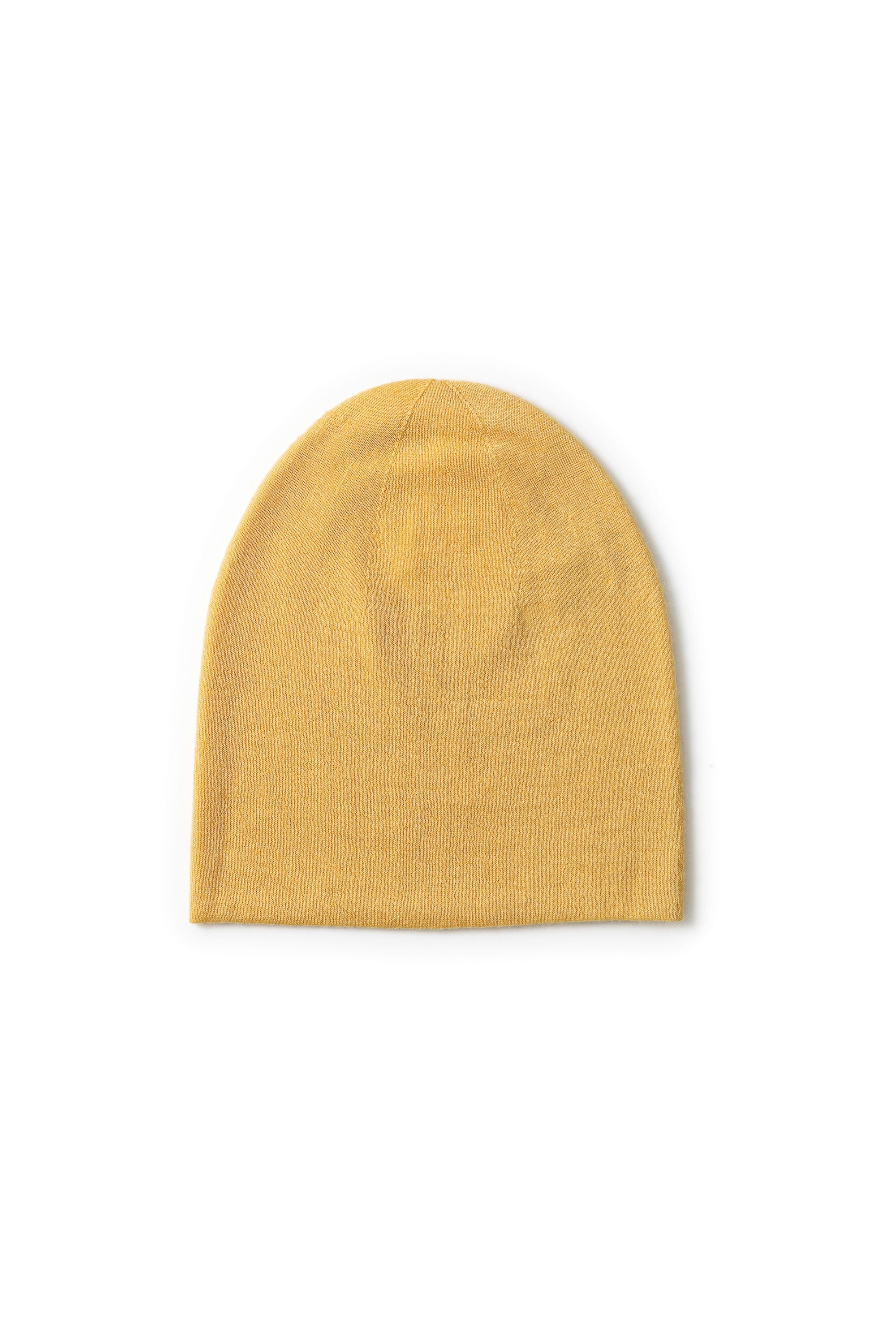 Flap Me Mütze in Banana Cream – Kaschmir Beanie mit Ohrenklappen von WARM ME