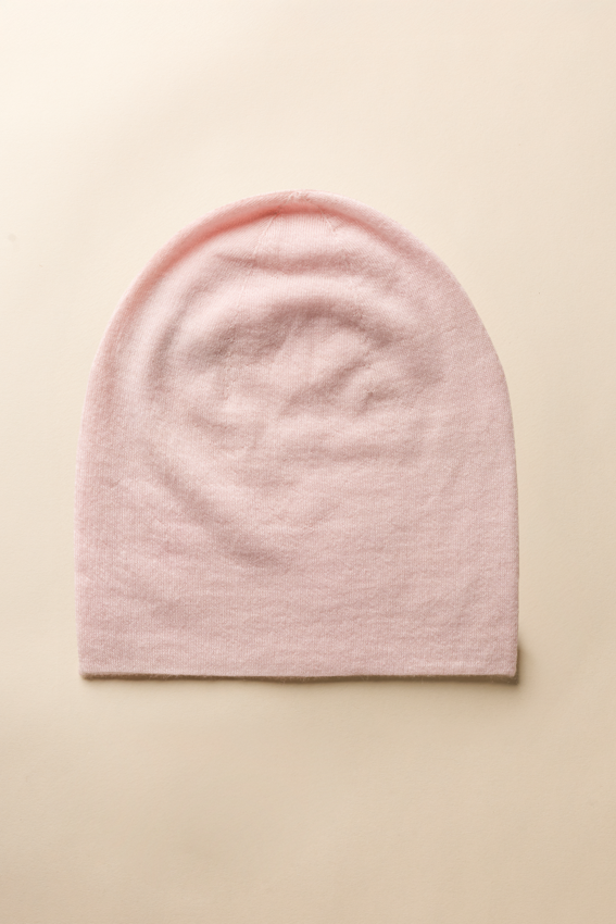 Flap Me Mütze in Heavenly Pink Farbswatch – WARM ME Kaschmir