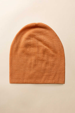 Flap Me Mütze in Live Wire Orange – Kaschmir Beanie von WARM ME