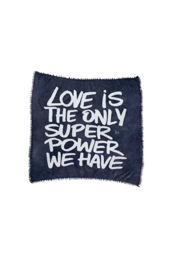 Francoise LOVE Schal in Carbon / Plein Air, weitere Ansicht – Kaschmirtuch, WARM ME x Studio JFK