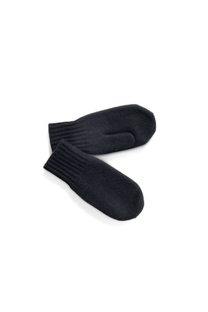 Cashmere mittens in Black – cashmere gloves by WARM ME