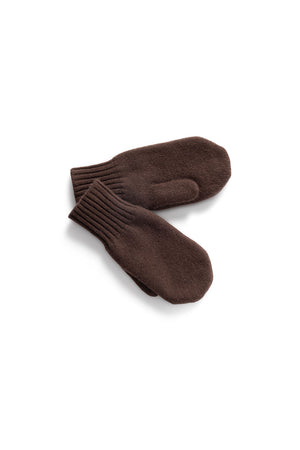 Cashmere mittens in French Roast – cashmere gloves by WARM ME