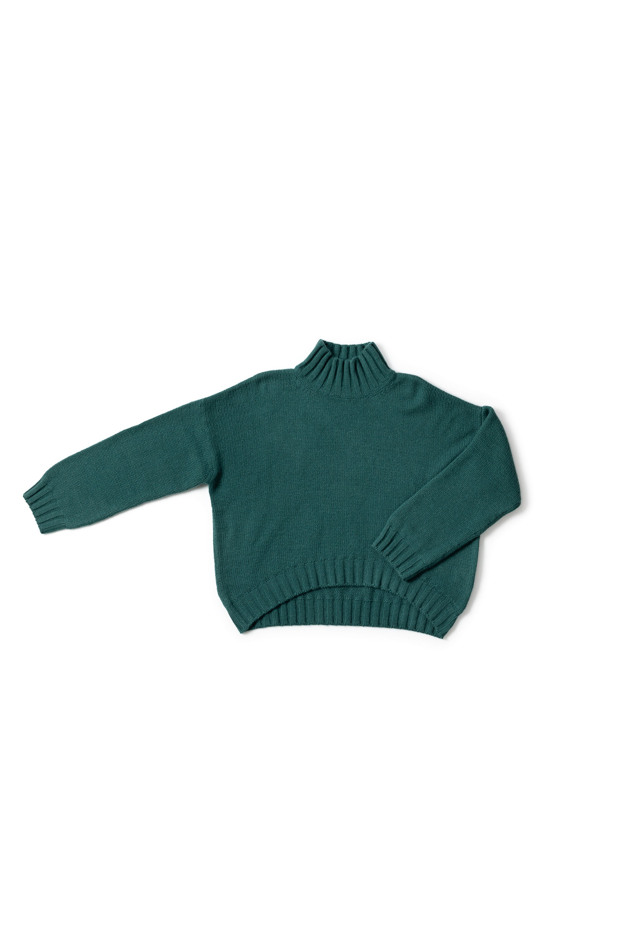 Mala Pullover in Botanical Green – Kaschmir Pullover von WARM ME