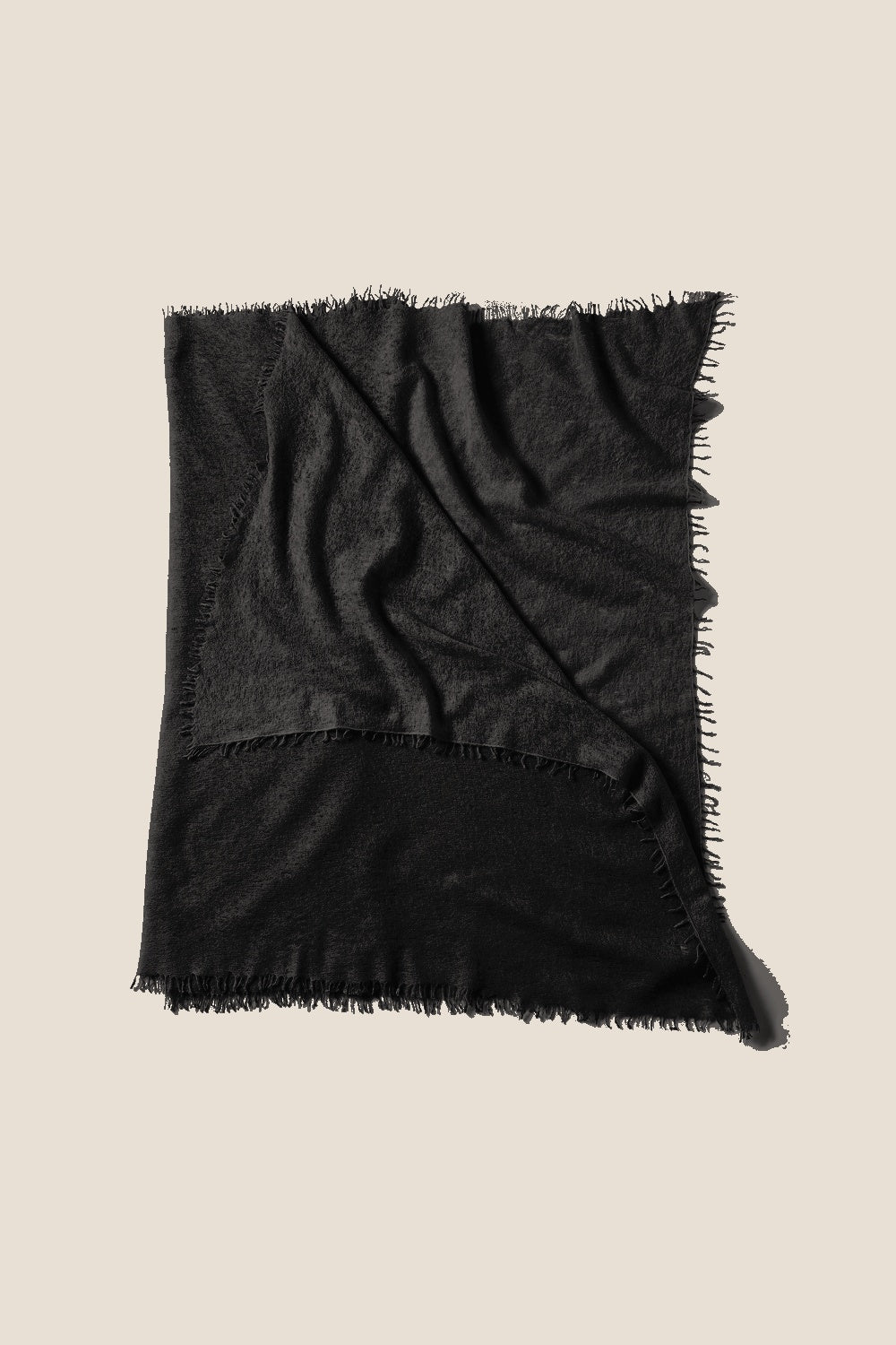 Nomad Schal klein in Schwarz – Kaschmirschal von WARM ME