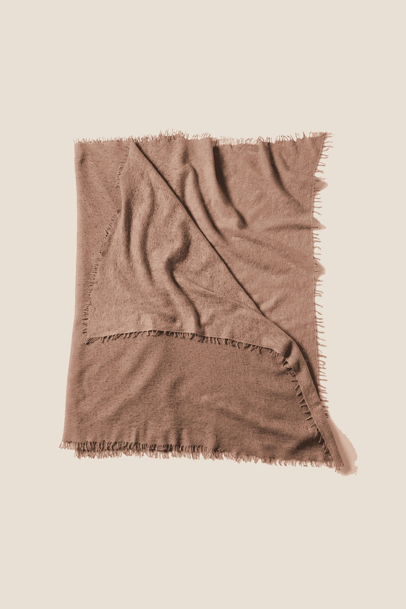 Nomad Schal klein in Mocca Mousse – Kaschmirschal von WARM ME