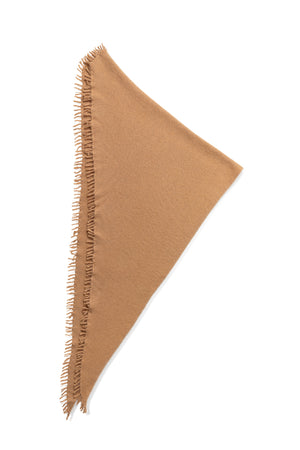 Peach Schal in Toast – gefilztes Cashmere Tuch von WARM ME