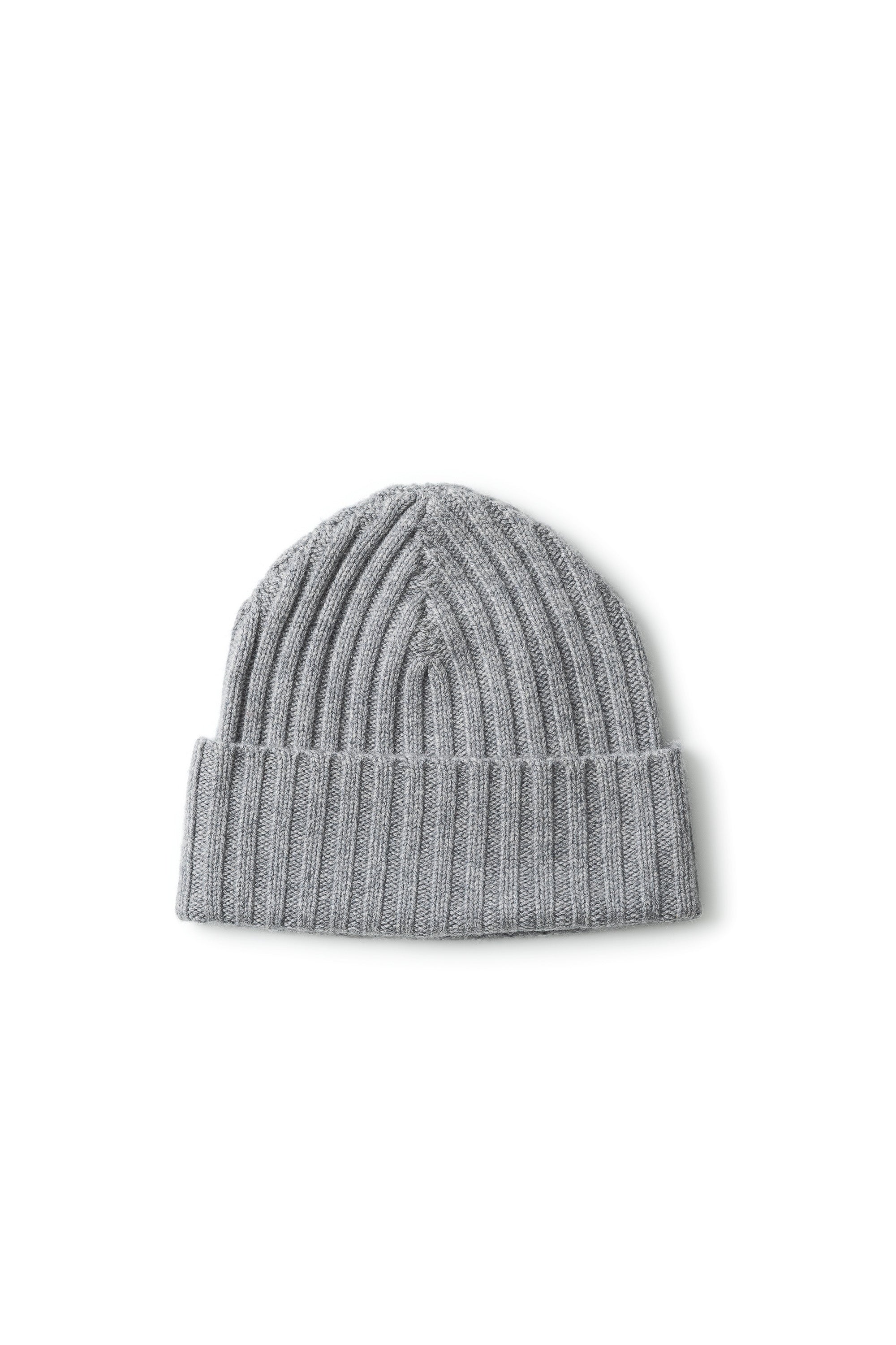 Popeye Mütze in Medium Grey – Kaschmir Beanie von WARM ME