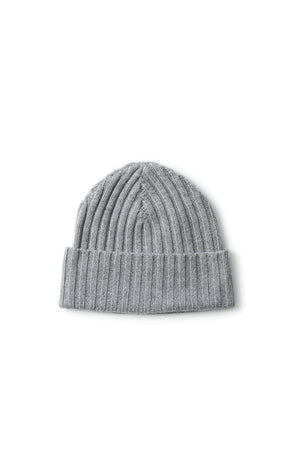 Popeye Mütze in Medium Grey – Kaschmir Beanie von WARM ME