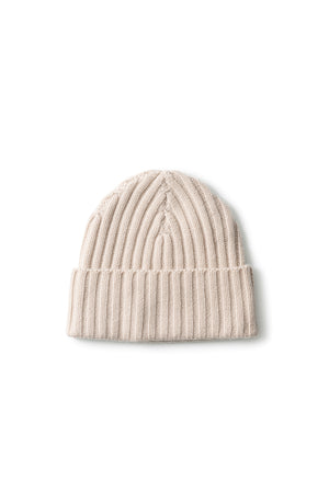 Popeye Mütze in Pastel Parchment – Kaschmir Beanie von WARM ME