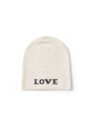 Kristallelement Love Serif Crystal Rock Schwarz – Mützen-Personalisierung von WARM ME
