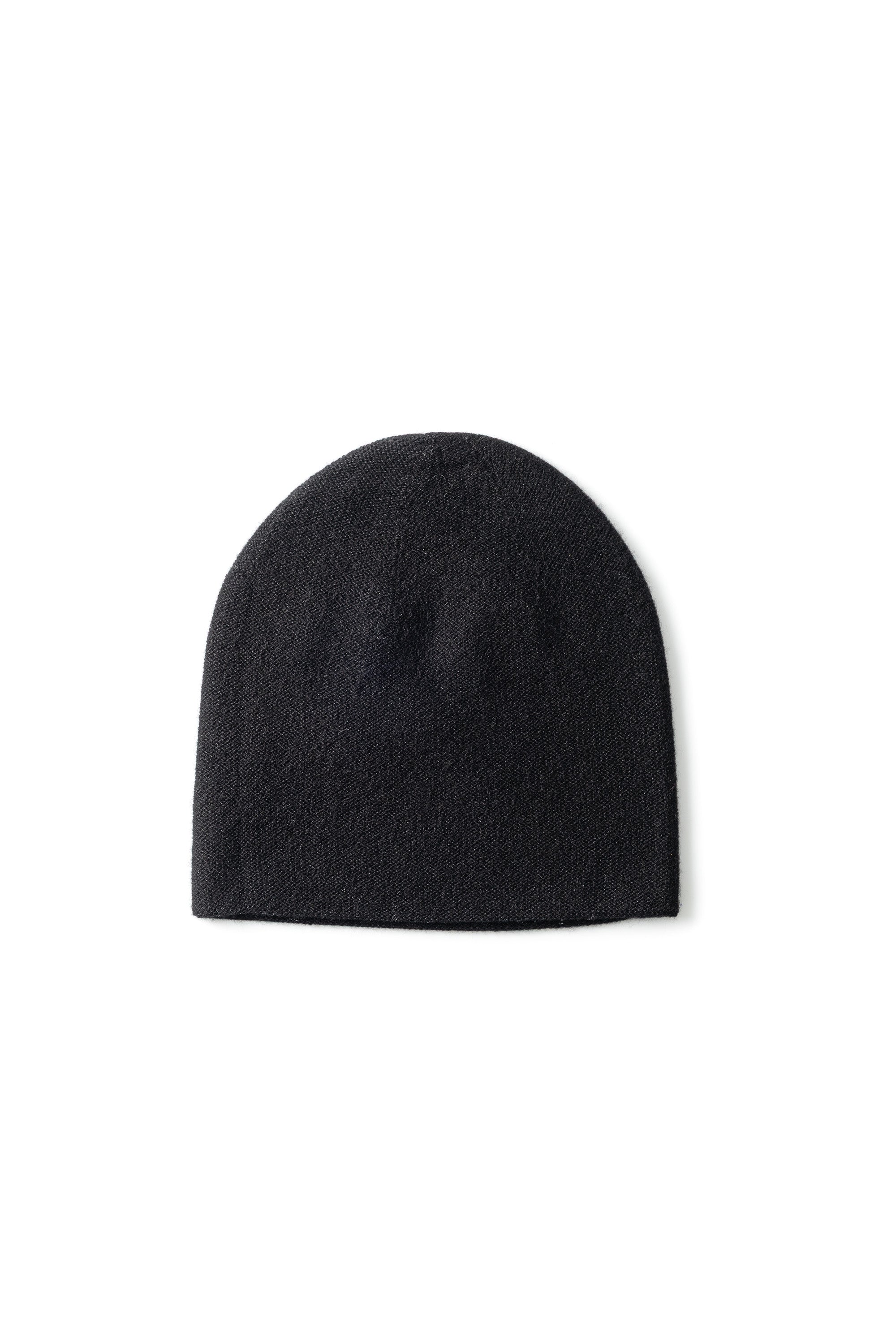 Simplex Mütze in Schwarz – schlanke Kaschmir Beanie von WARM ME