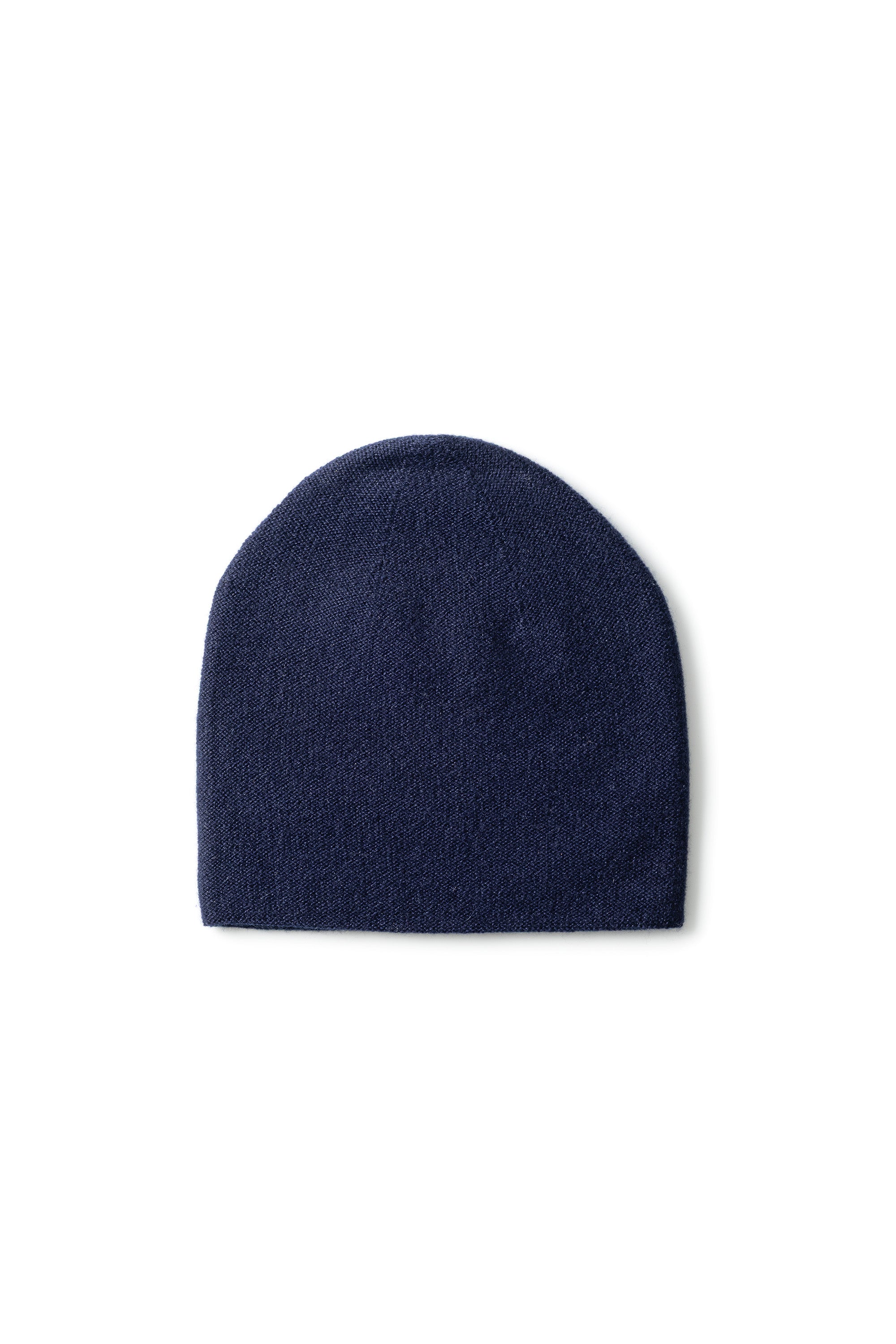 Simplex Mütze in Dark Navy – schlanke Kaschmir Beanie von WARM ME