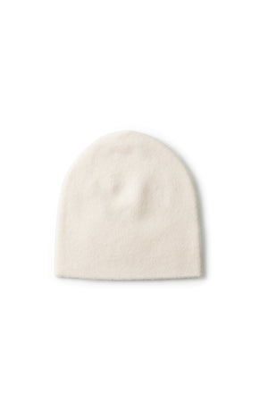 Simplex Mütze in Blanc – schlanke Kaschmir Beanie von WARM ME
