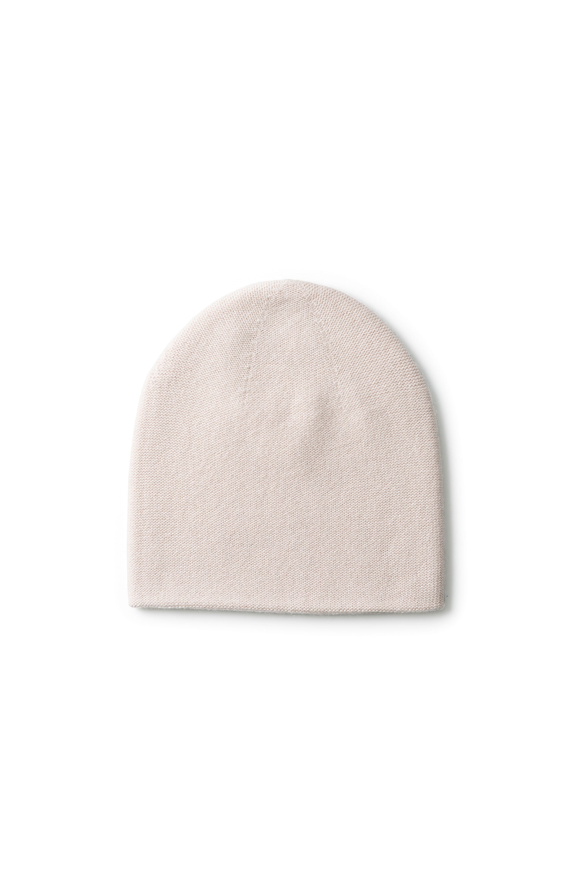 Simplex Mütze in Pastel Parchment – schlanke Kaschmir Beanie von WARM ME