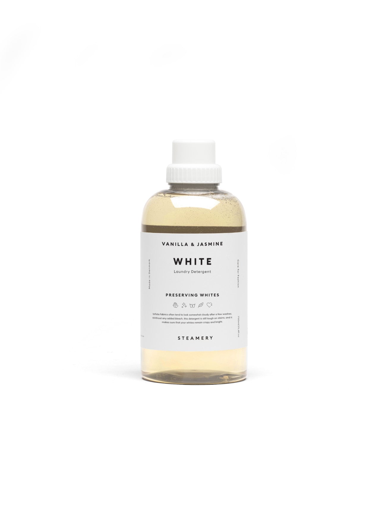 Steamery Waschmittel für strahlendes Weiß 750 ml – Pflegeprodukt von WARM ME