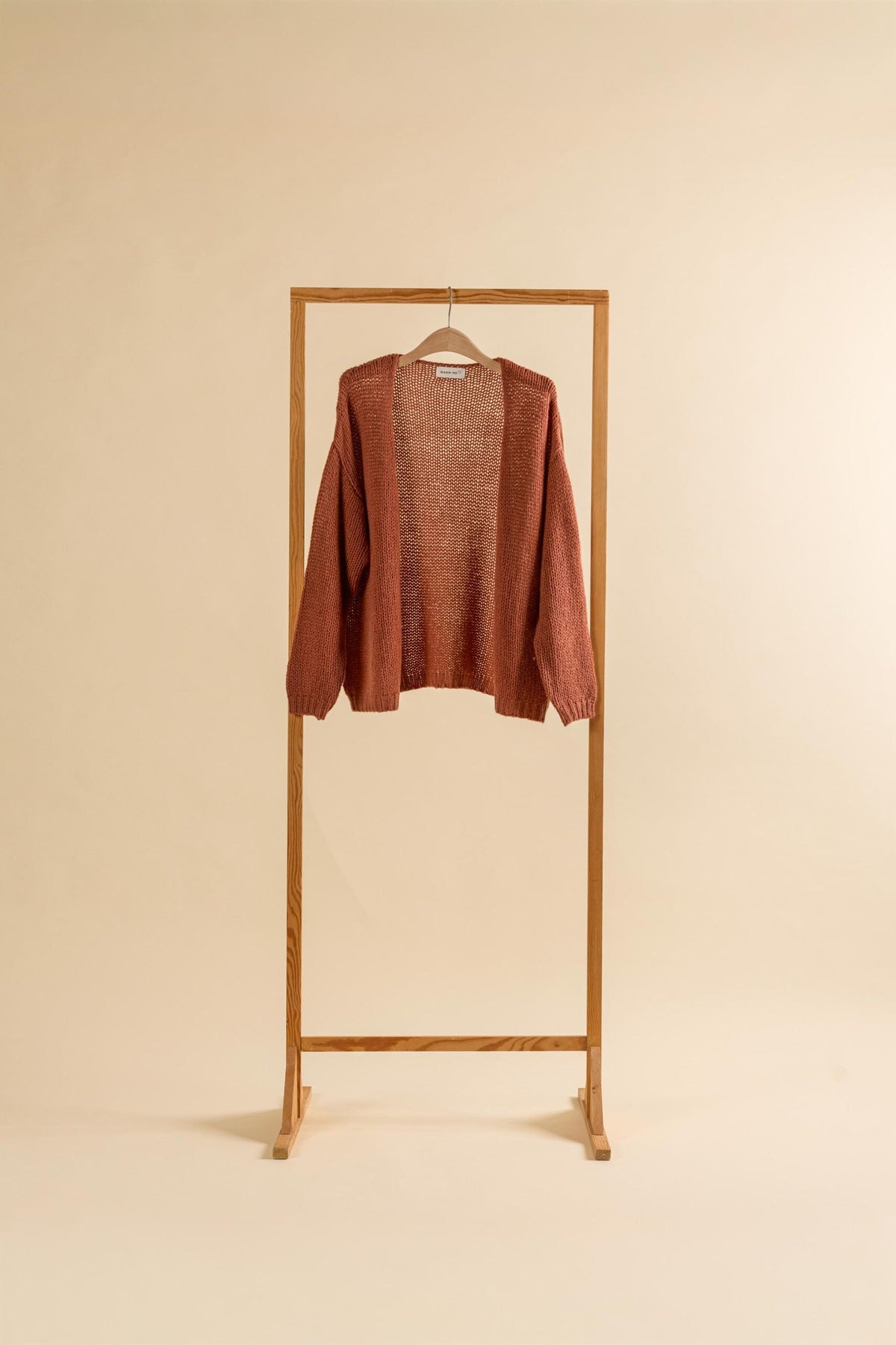 Vina Cardigan in Terracotta – Kaschmir Strickjacke von WARM ME