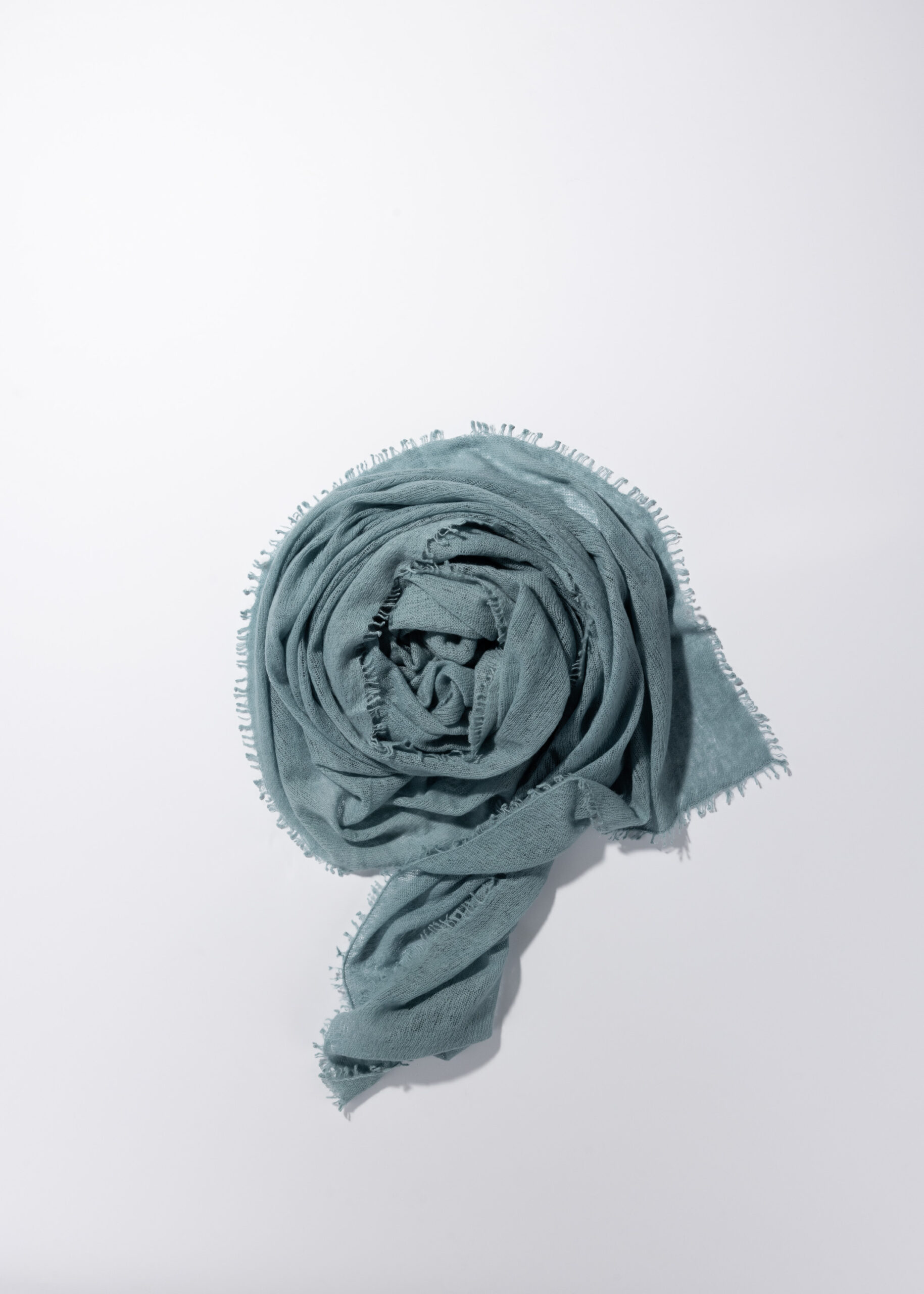 Cannage Scarf Gray Cashmere